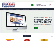 Tablet Screenshot of britishonlinesupermarket.com